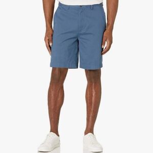 Amazon Essentials Men’s Classic Fit Chino Shorts  Size 36 Deep Blue NWT